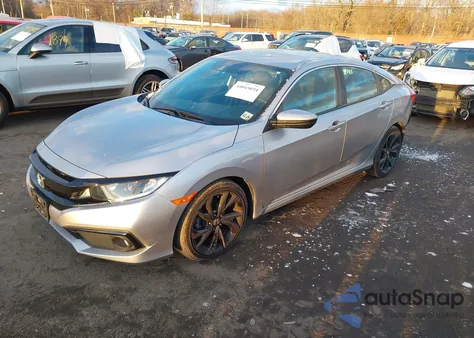2020 Honda Civic Sport z USA, uszkodzony, nr VIN 19XFC2F80LE213777